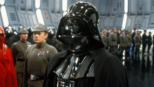 Iconic character voices: image of Darth Vader