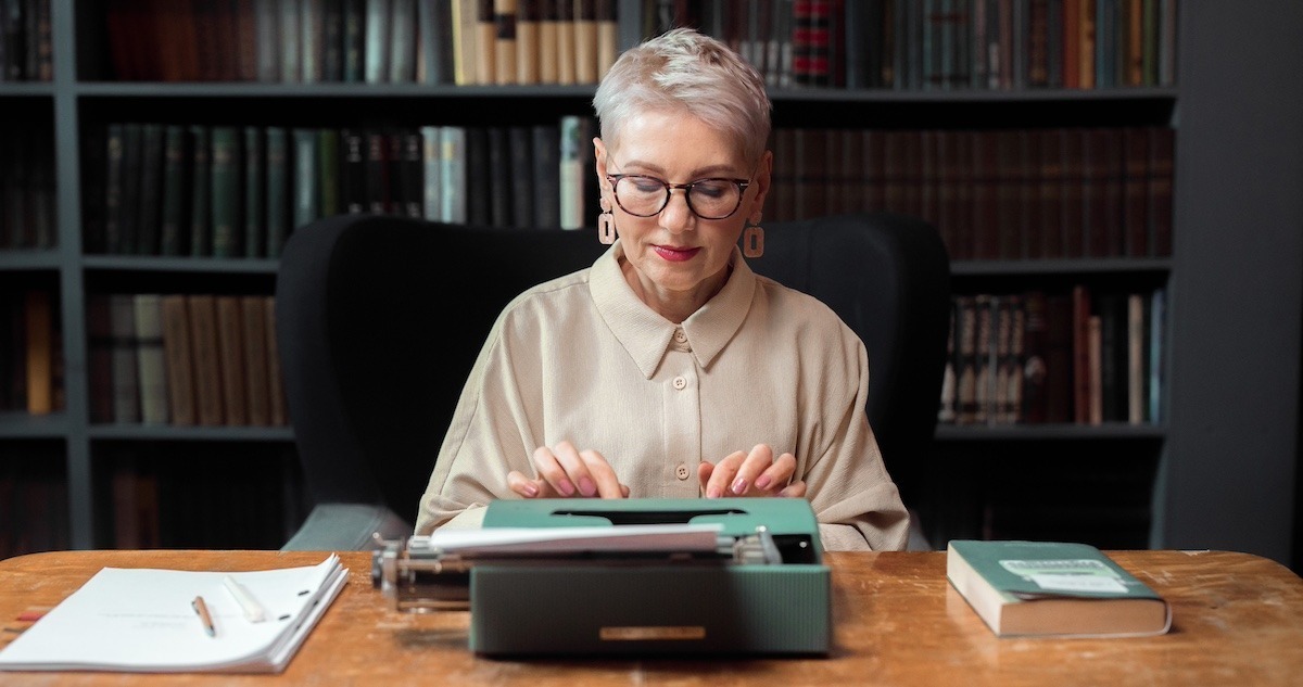 Broadcast scripts: image of a scriptwriter writing a broadcast script