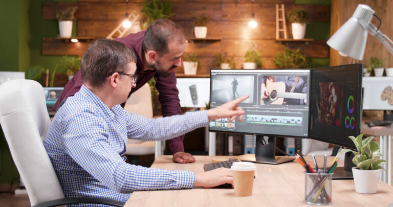 YouTube video ideas: image of a producer directing a YouTube video