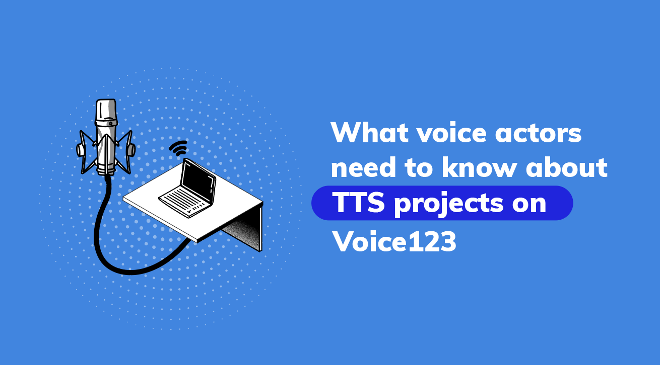 TTS projects on Voice123