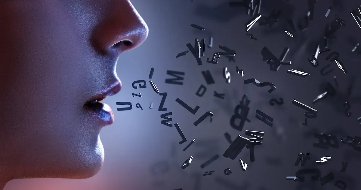 Great voice overs: image of woman speaking